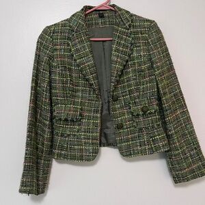 Green Tweed Suit Suit and Jacket Size 2 and 4